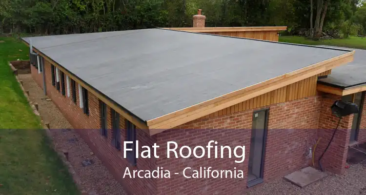 Flat Roofing Arcadia - California