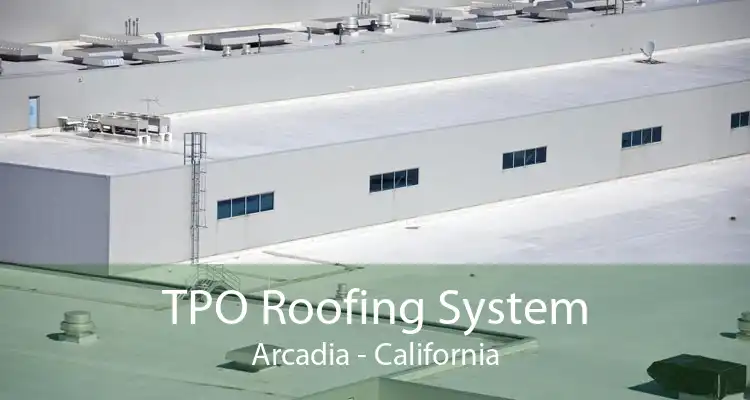 TPO Roofing System Arcadia - California